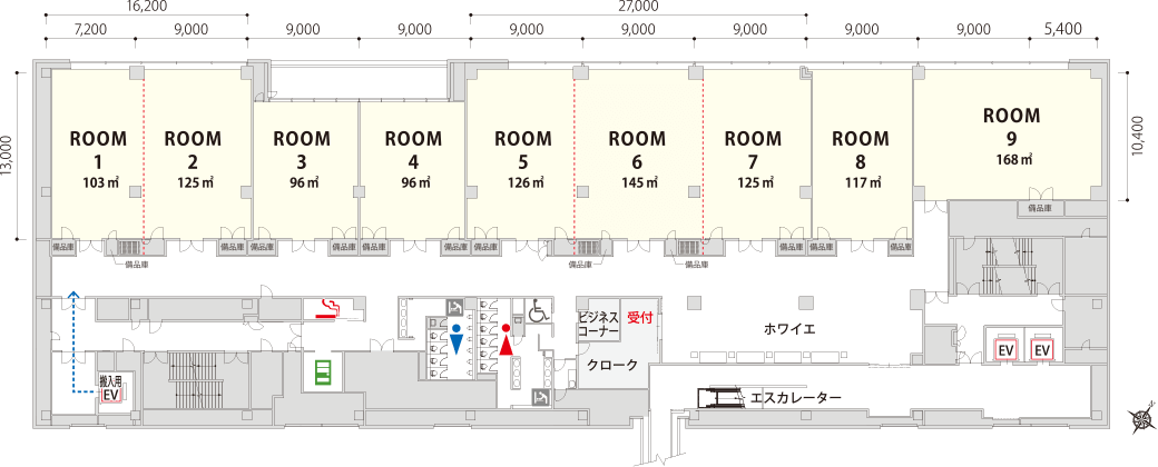 会场平面图 4F