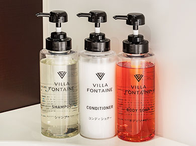 Original shampoo, conditioner and body soap