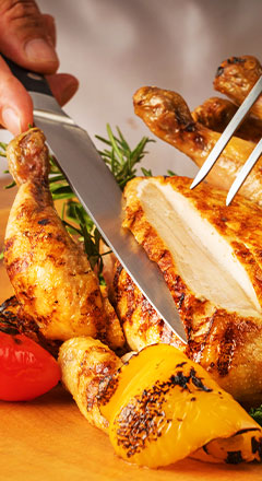 All kinds of gourmet food to add gaiety and flair to this ultimate moment Time spent savoring delicious cuisine stays in your memory.
